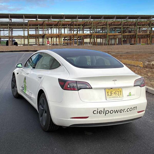 Electric vehicle for business Tesla Model 3